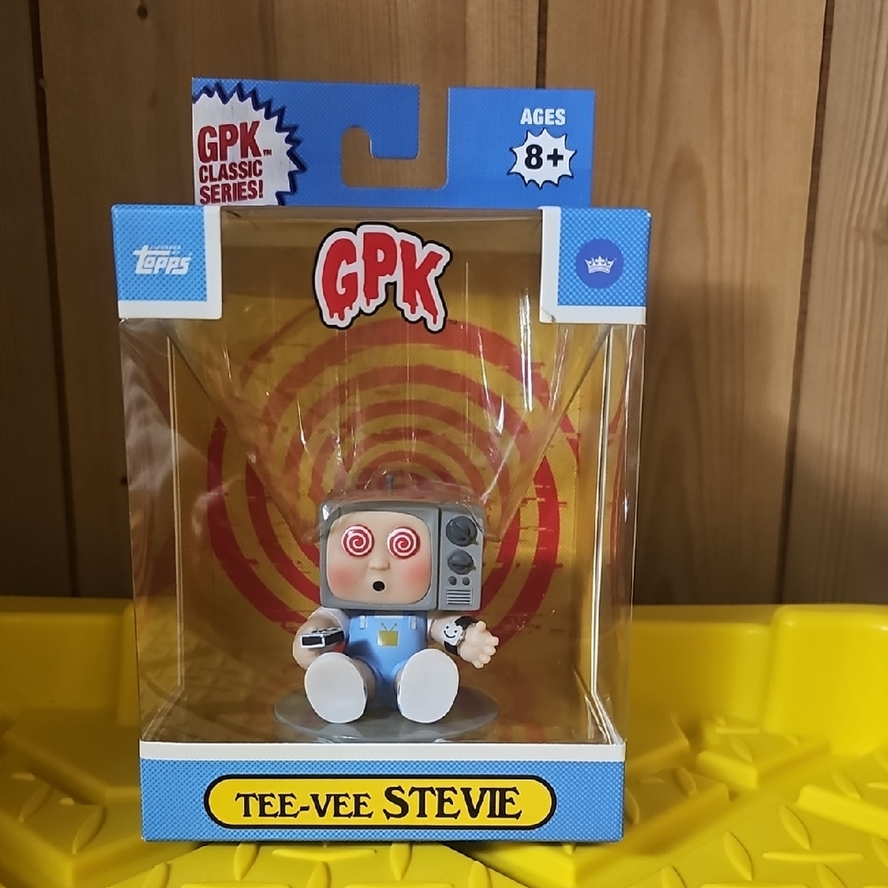 Topps GPK Tee-Vee Stevie Figure - Blue and Gray